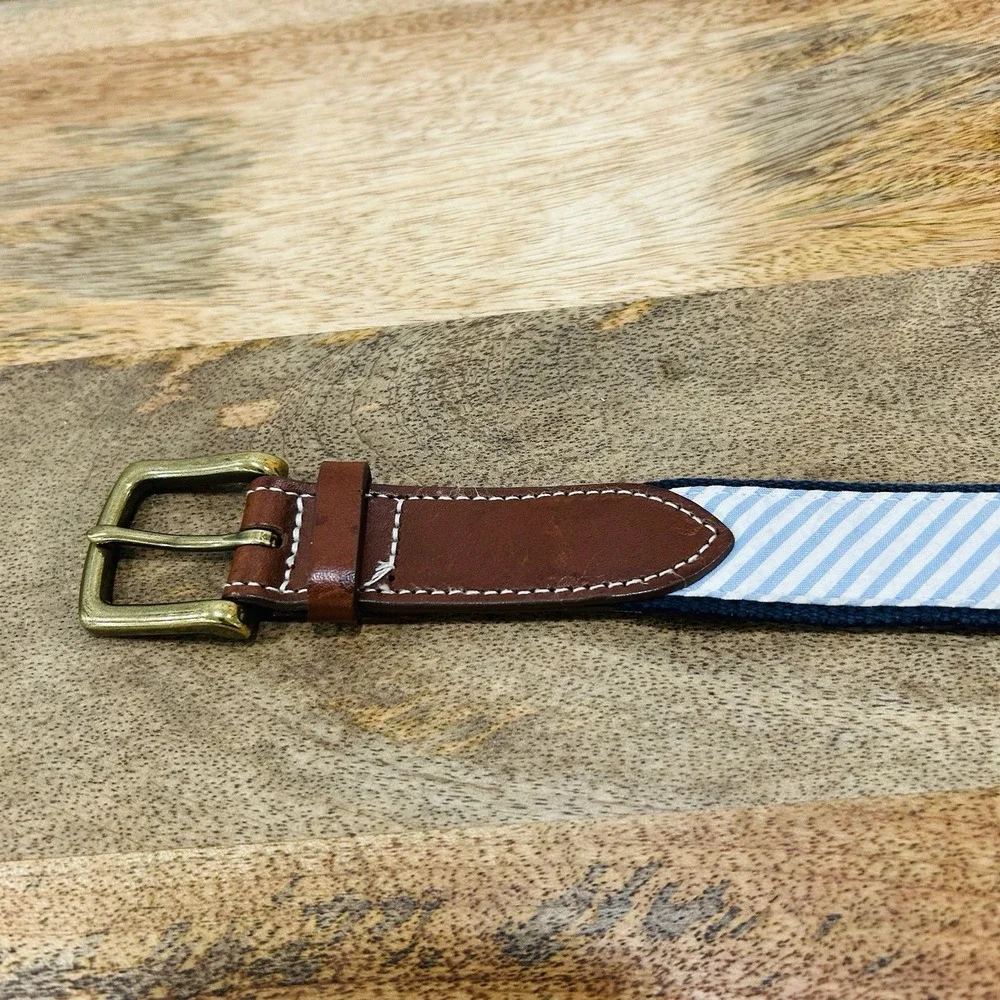 Vineyard Vines Kentucky Derby Belt 143rd Limited Release Blue Men's 44 Gingham